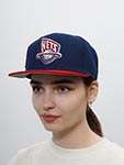 Бейсболка MITCHELL NESS арт. HHSS3464-NJNYYPPPNYRD New Jersey Nets NBA (синий / красный)
